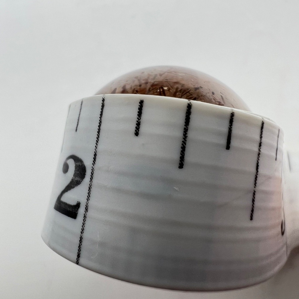 Golden Rutilated‎ Quartz Marble Sphere - Picture 11 of 13
